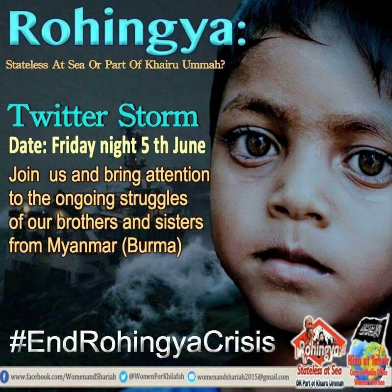twitter Rohingya Stateless at Sea