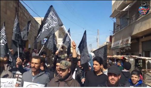 Wilayah Syria: Demonstration in Killi in Support of Ghouta &amp; Invitation to Open the Front Lines