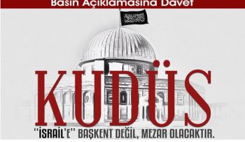 Wilayah Türkei: Veranstaltungen mit dem Verlesen einer Pressemitteilung „Einigt euch für Al-Quds – Al-Quds ist nicht die Hauptstadt (Israel) sondern seine Grabstätte!“