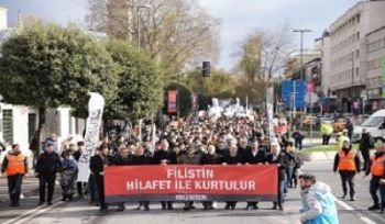 Wilaya Türkei: Istanbuler Marsch „Ein Herz, eine Stimme für Gaza!“