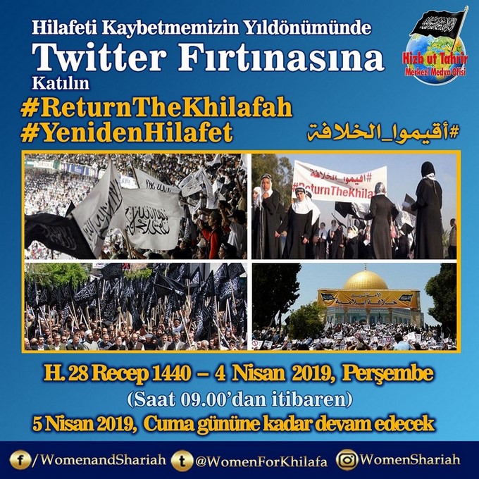 2019 04 04 Rajab 98 KHLFH Twitter Storm TURK