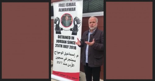 Avustralya: Ürdün Rejiminin Büyükelçiliği önünde İsmail el Wahwah&#039;ın serbest bırakılmasını talep eden konuşma