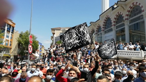 Türkiye: İSTANBUL’DA CUMA ÇIKIŞI FİLİSTİN’E DESTEK GÖSTERİSİ