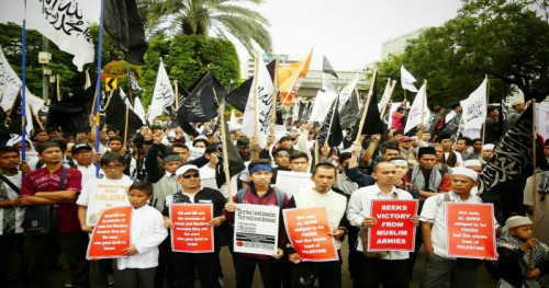 Endonezya: Kudüs ve Mescidi Aksa&#039;ya Destek Gösterileri