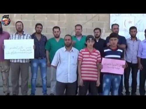 Suriye Vilayeti: Rafid Hastanesi Sağlık Görevlilerinden Stant