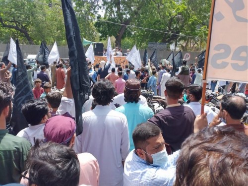 Pakistan Vilayeti: Karaçi&#039;de Mescid-i Aksa&#039;ya Destek Protestosu