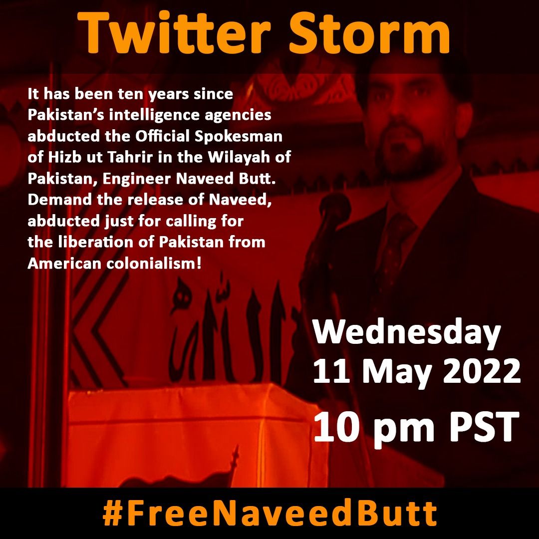 PK Twitter Storm 11 05 2022 Free Naveed Butt EN