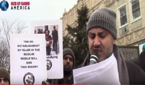 America: Demonstration in Chicago in Support of the People of Aleppo &amp; Syria