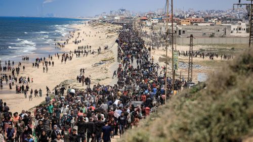 Déplacement de la population de Gaza