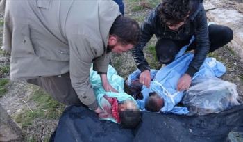 Die Kinder Syriens: Leichen und Körperteile!  Wer wird ihnen helfen und die Unterdrückung des Tyrannen Baschar und ihrer Feinde abwehren?
