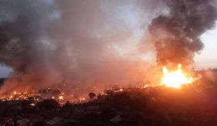 Rohingyas fliehen von Feuer zu Feuer Nur das Kalifat wird sie retten und ihnen Ihre Rechte zurückgeben