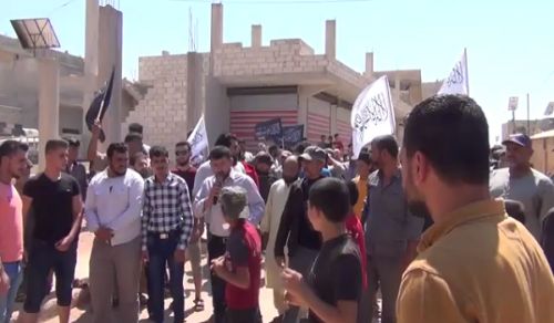 Wilayah Syria: Maandamano ya Kijiji Atma &quot;Ewe Daraa, Tusamehe (Lakini wakiomba msaada kwenu katika Dini, basi ni juu yenu kuwasaidia) [Al-Anfaal: 72]&quot;