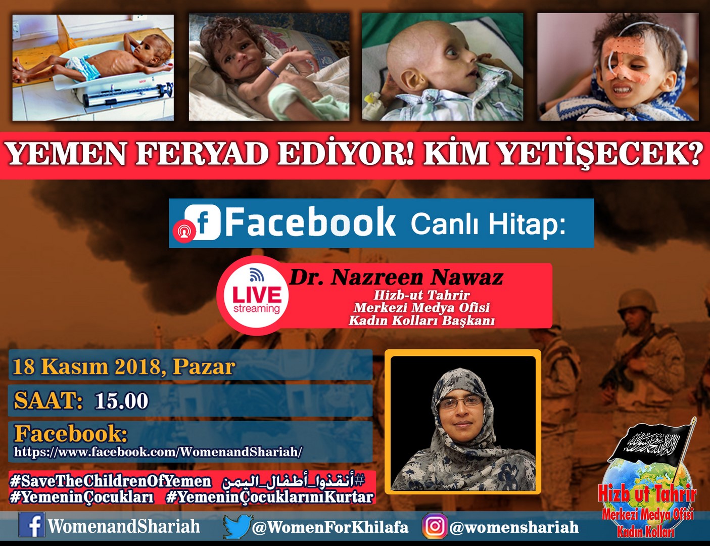 2018 11 18 FB Live Address Yemen Cries Out TR