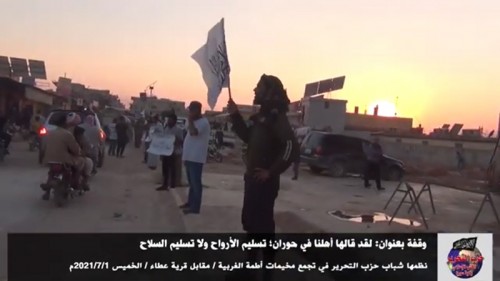Suriye Vilayeti: Atme Kampında Stant; &quot;Horan&#039;daki Halkımız Diyor ki: Canları Teslim Edin Ama Silahları Teslim Etmeyin!&quot;