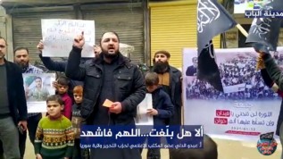 Suriye Vilayeti: Protesto, 