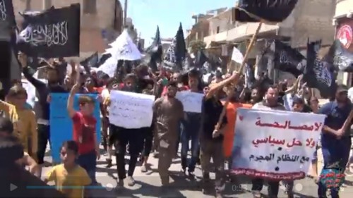 Suriye Vilayeti: Killi&#039;de Protesto; &quot;Suç Rejimiyle Uzlaşma ve Siyasi Çözüm Yok!&quot;