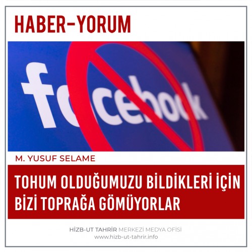 Tohum Olduğumuzu Bildikleri İçin Bizi Toprağa Gömüyorlar