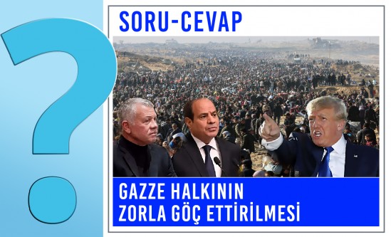 Gazze Halkının Zorla Göç Ettirilmesi